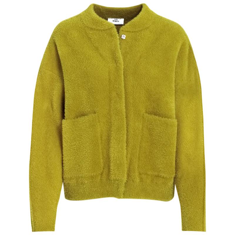 Damen Strickjacke mit Druckknopfleiste von Gina Benotti