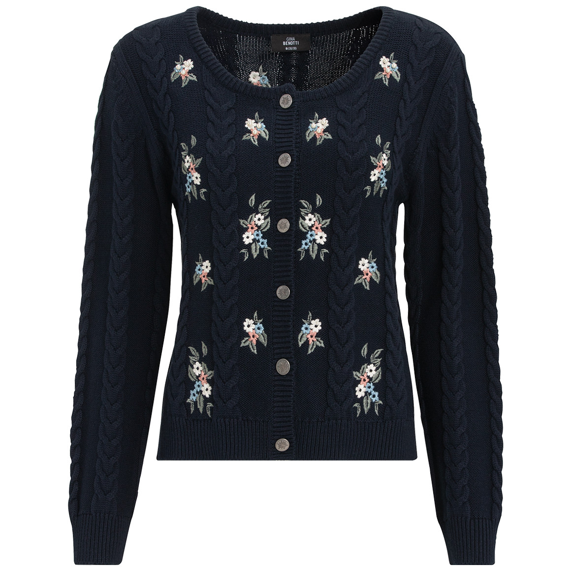 Damen Strickjacke mit Stickereien Damen Strickjacke mit Stickereien von Gina Benotti