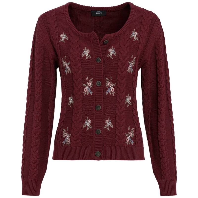 Damen Strickjacke mit Stickereien von Gina Benotti