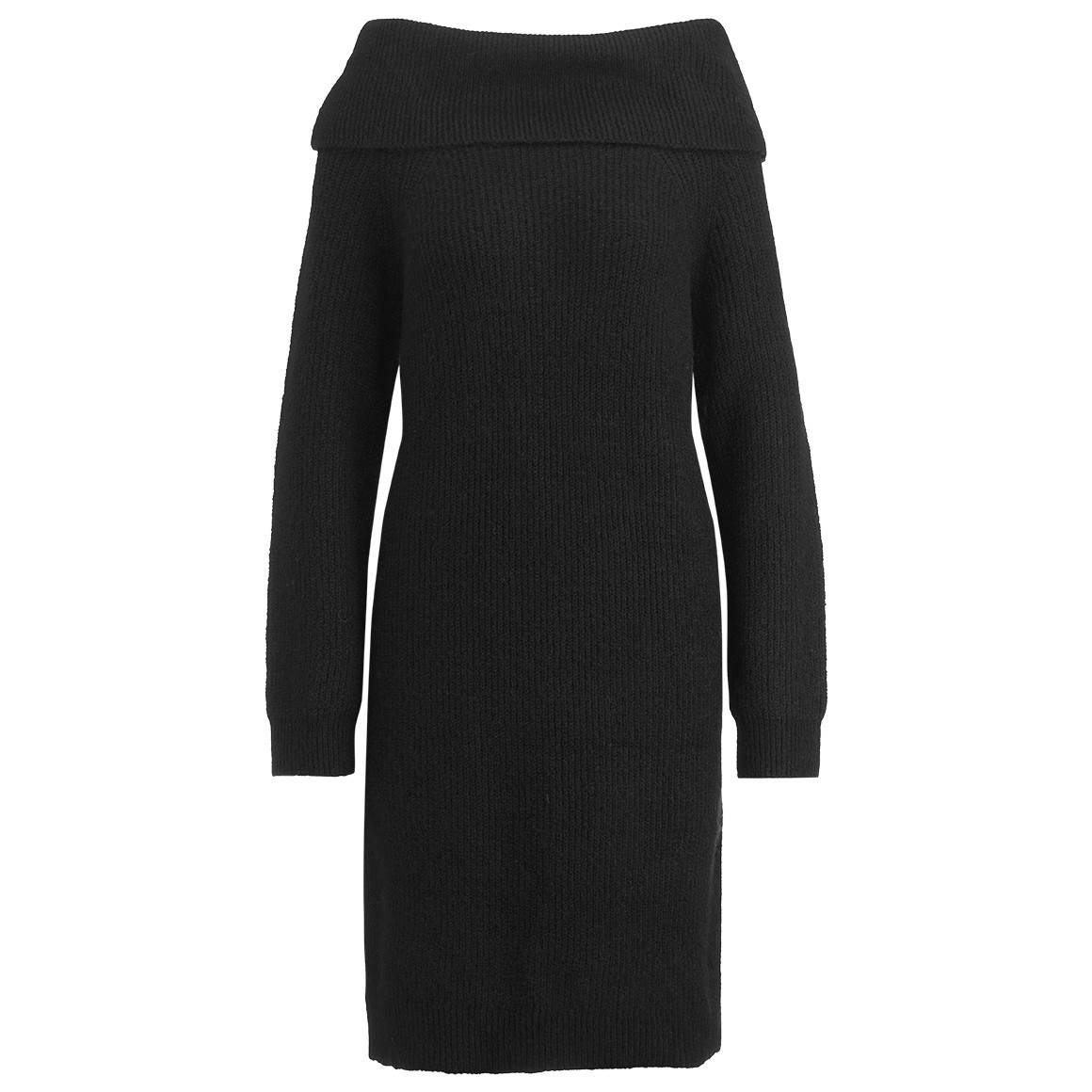 Damen Strickkleid mit Carmenkragen von Gina Benotti