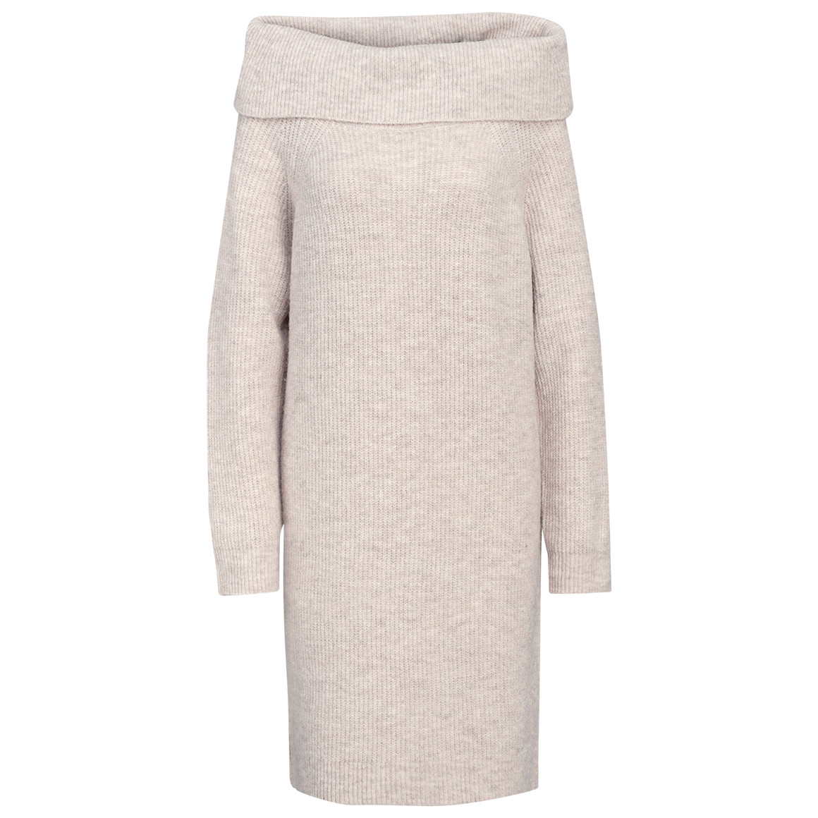 Damen Strickkleid mit Carmenkragen von Gina Benotti