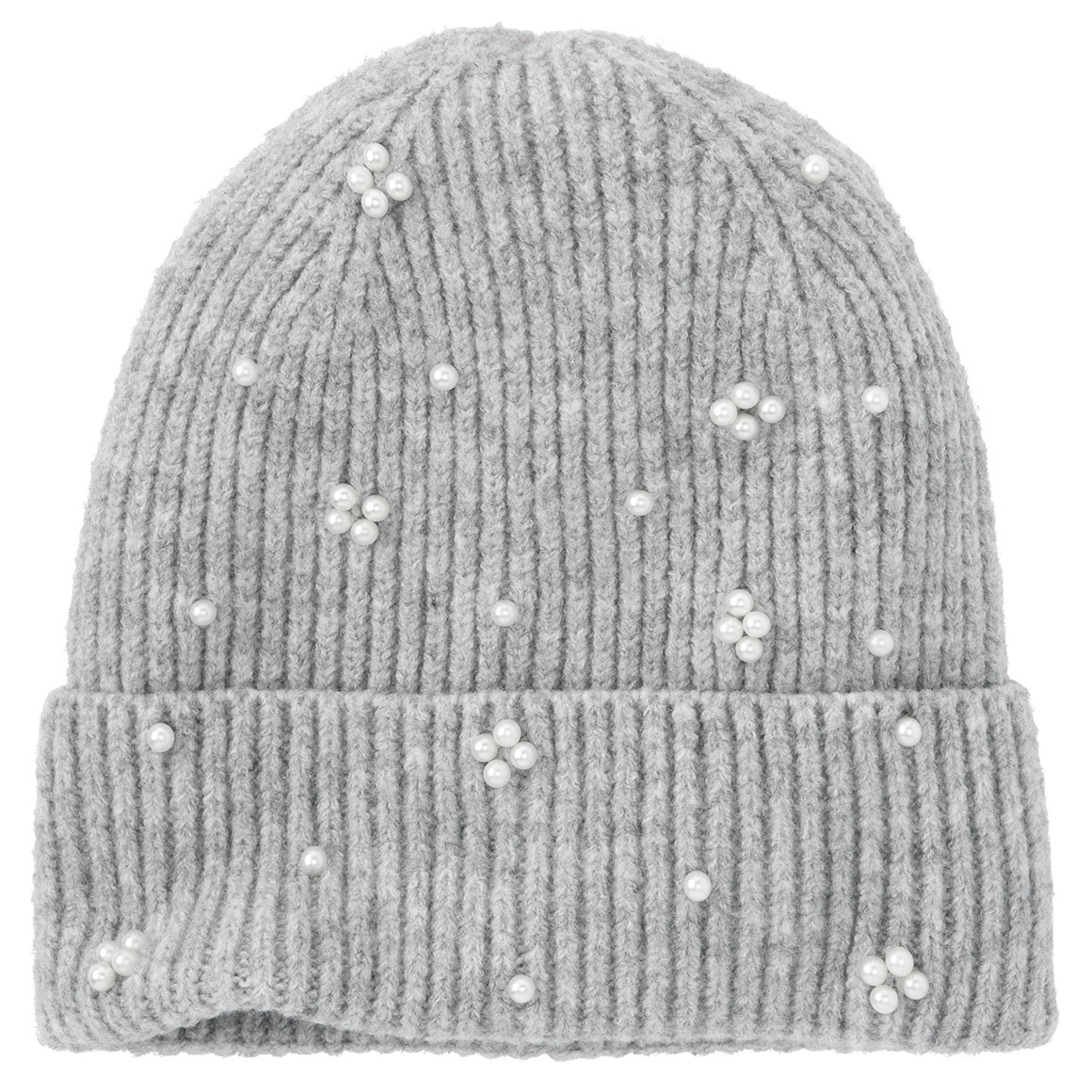 Damen Strickmütze mit Perlen-Applikation Damen Strickmütze mit Perlen-Applikation von Gina Benotti
