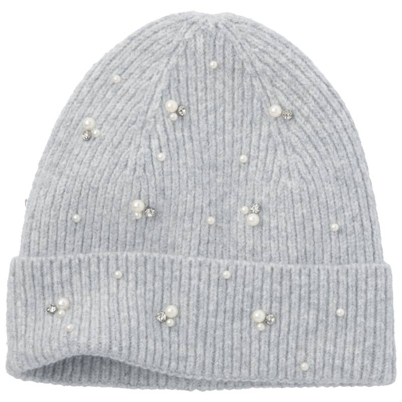 Damen Strickmütze mit Perlen Damen Strickmütze mit Perlen von Gina Benotti