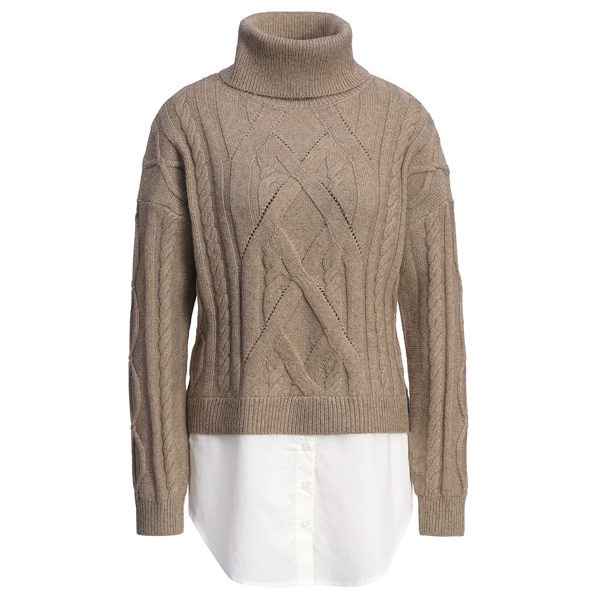 Damen Strickpullover im Lagen-Look Damen Strickpullover im Lagen-Look von Gina Benotti