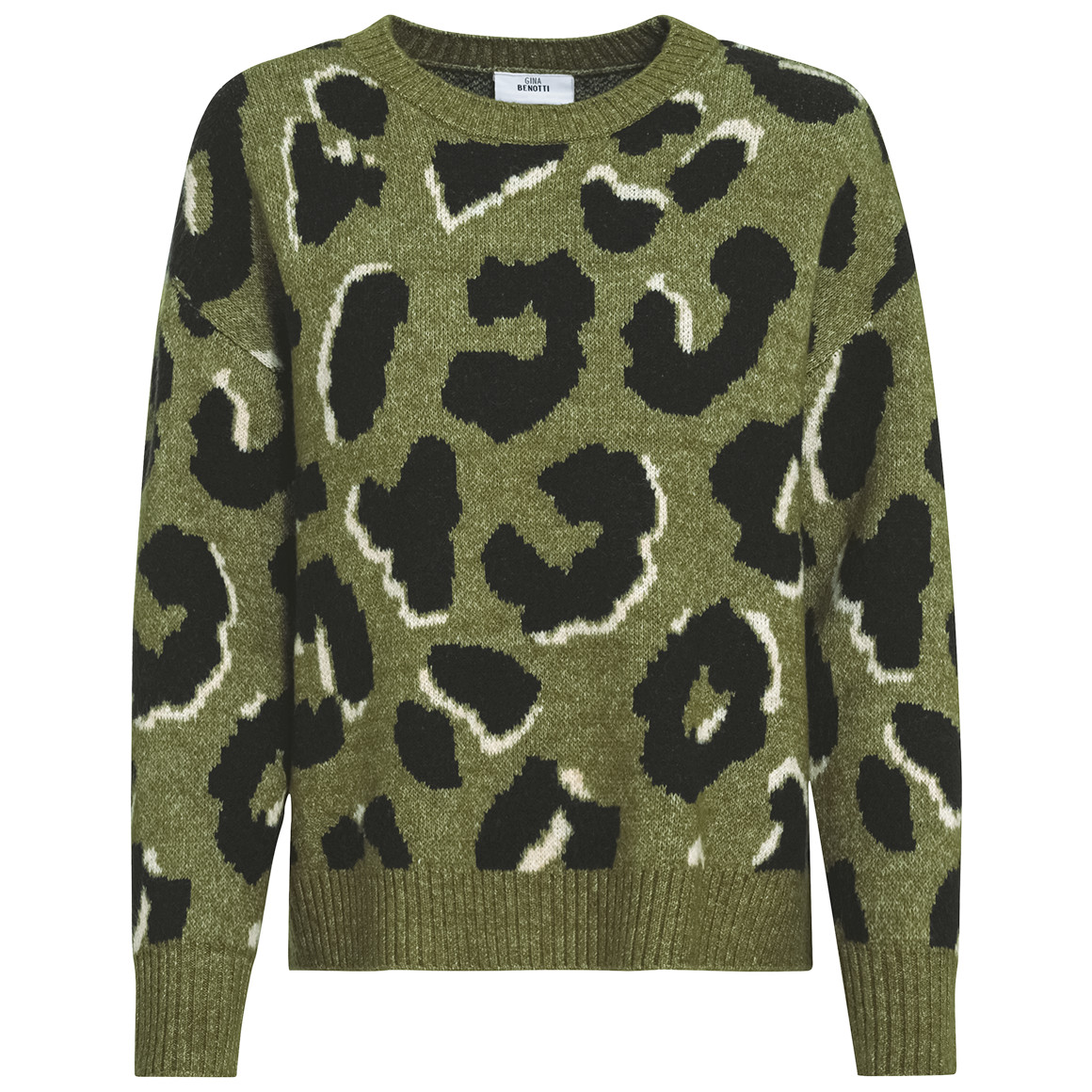 Damen Strickpullover im Leo-Look von Gina Benotti