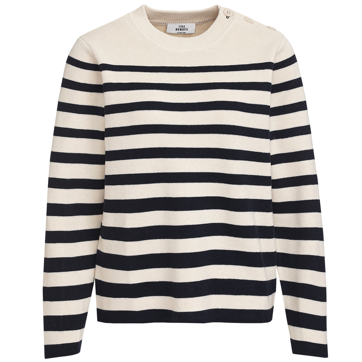 Damen Strickpullover im Streifen-Look Damen Strickpullover im Streifen-Look von Gina Benotti