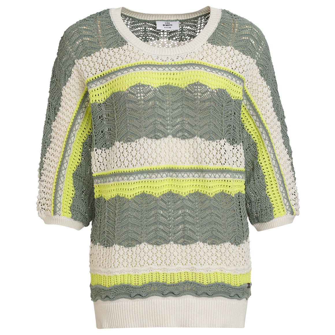 Damen Strickpullover mit 3/4-Arm von Gina Benotti