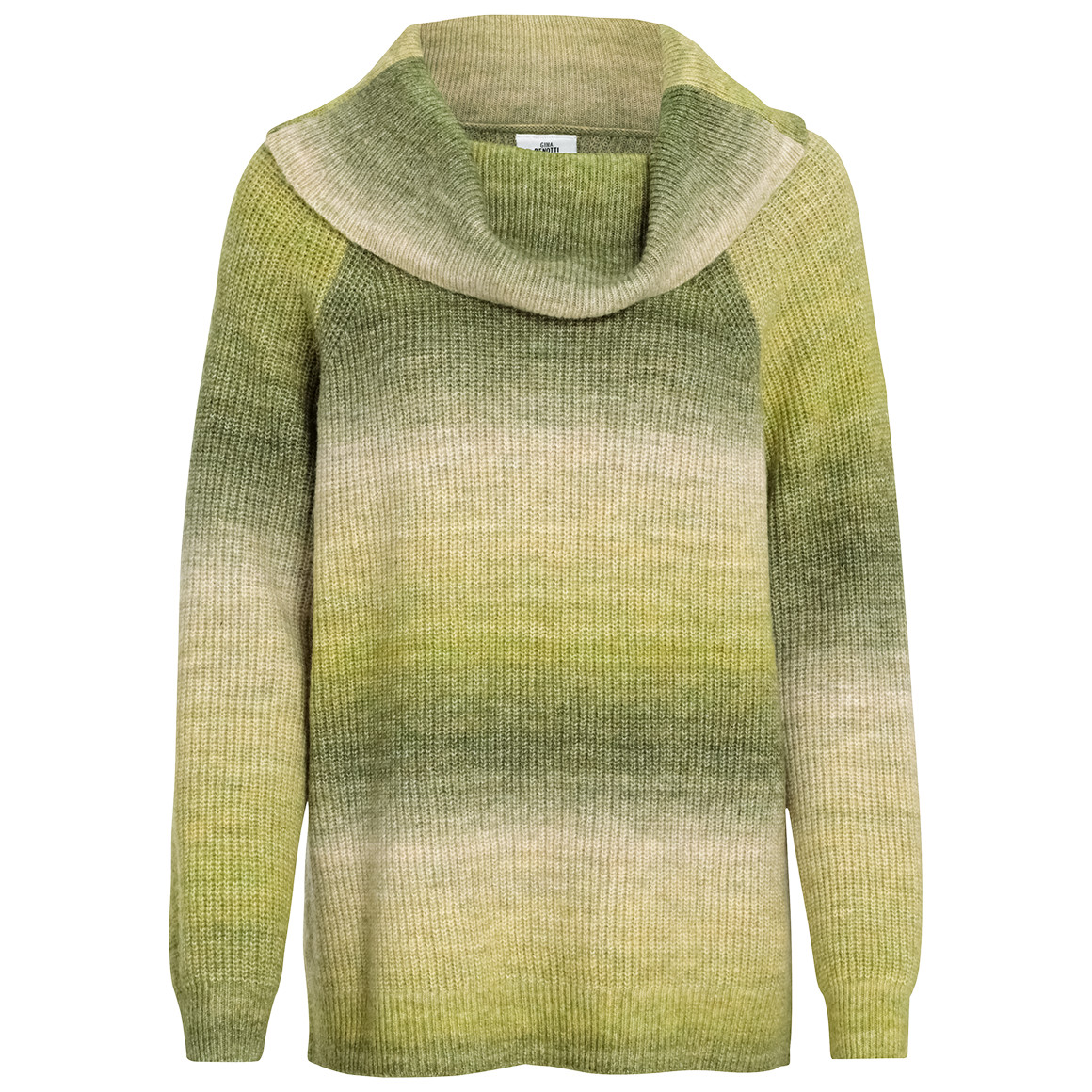 Damen Strickpullover mit Carmenkragen von Gina Benotti