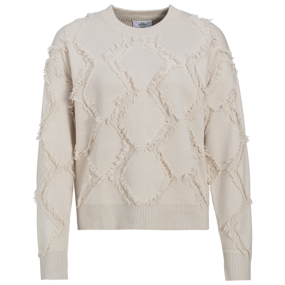 Damen Strickpullover mit Fransen Damen Strickpullover mit Fransen von Gina Benotti
