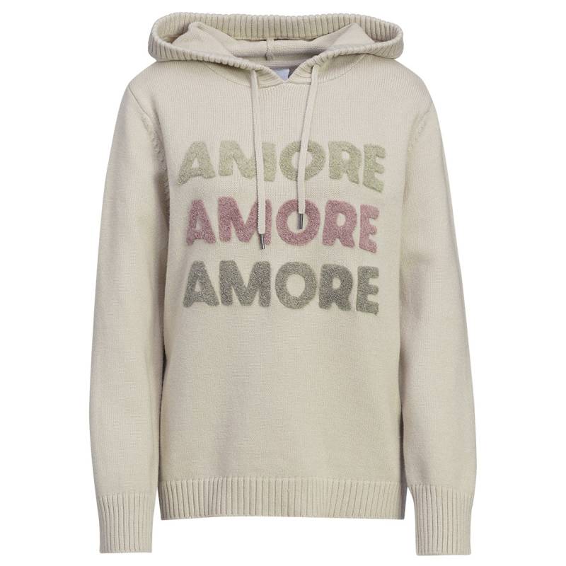 Damen Strickpullover mit Frottee-Applikation Damen Strickpullover mit Frottee-Applikation von Gina Benotti