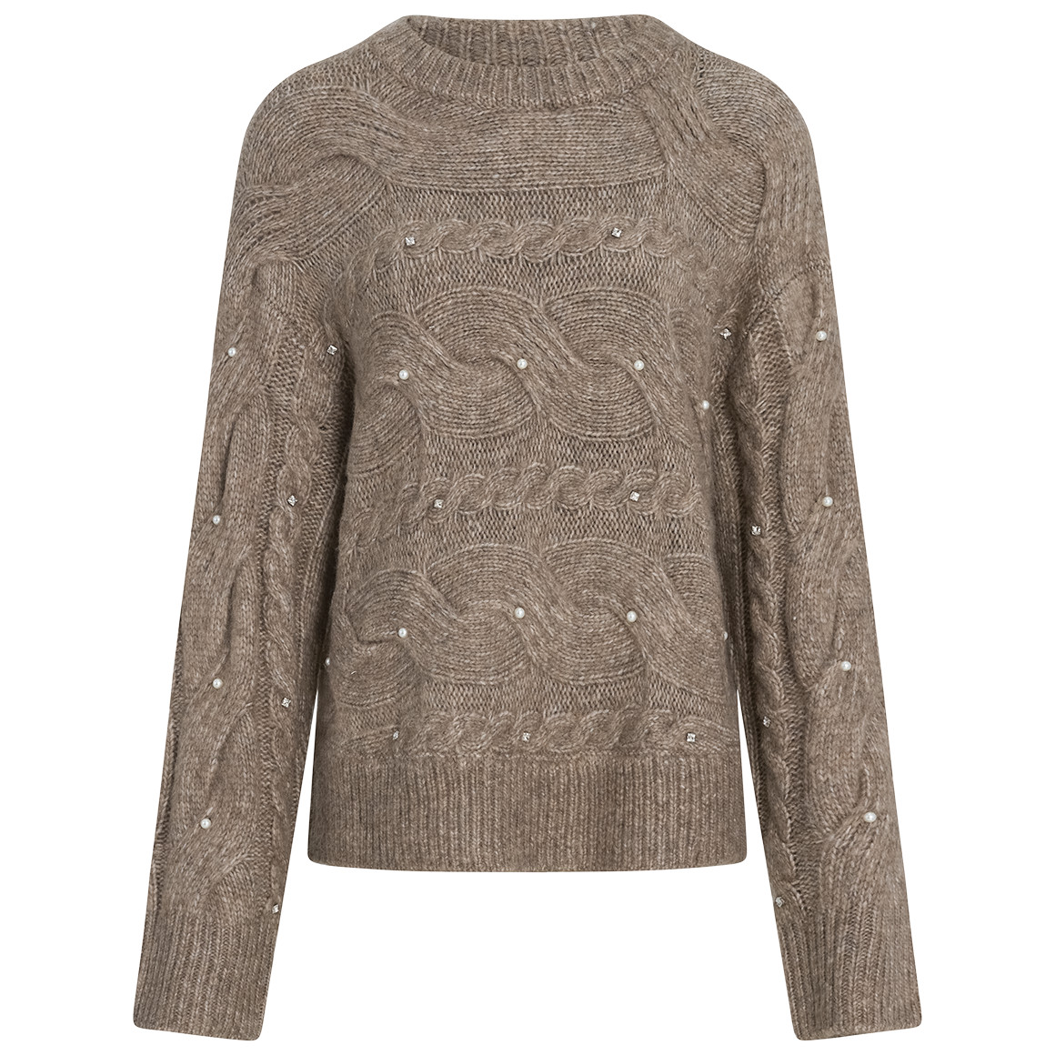 Damen Strickpullover mit Perlen von Gina Benotti