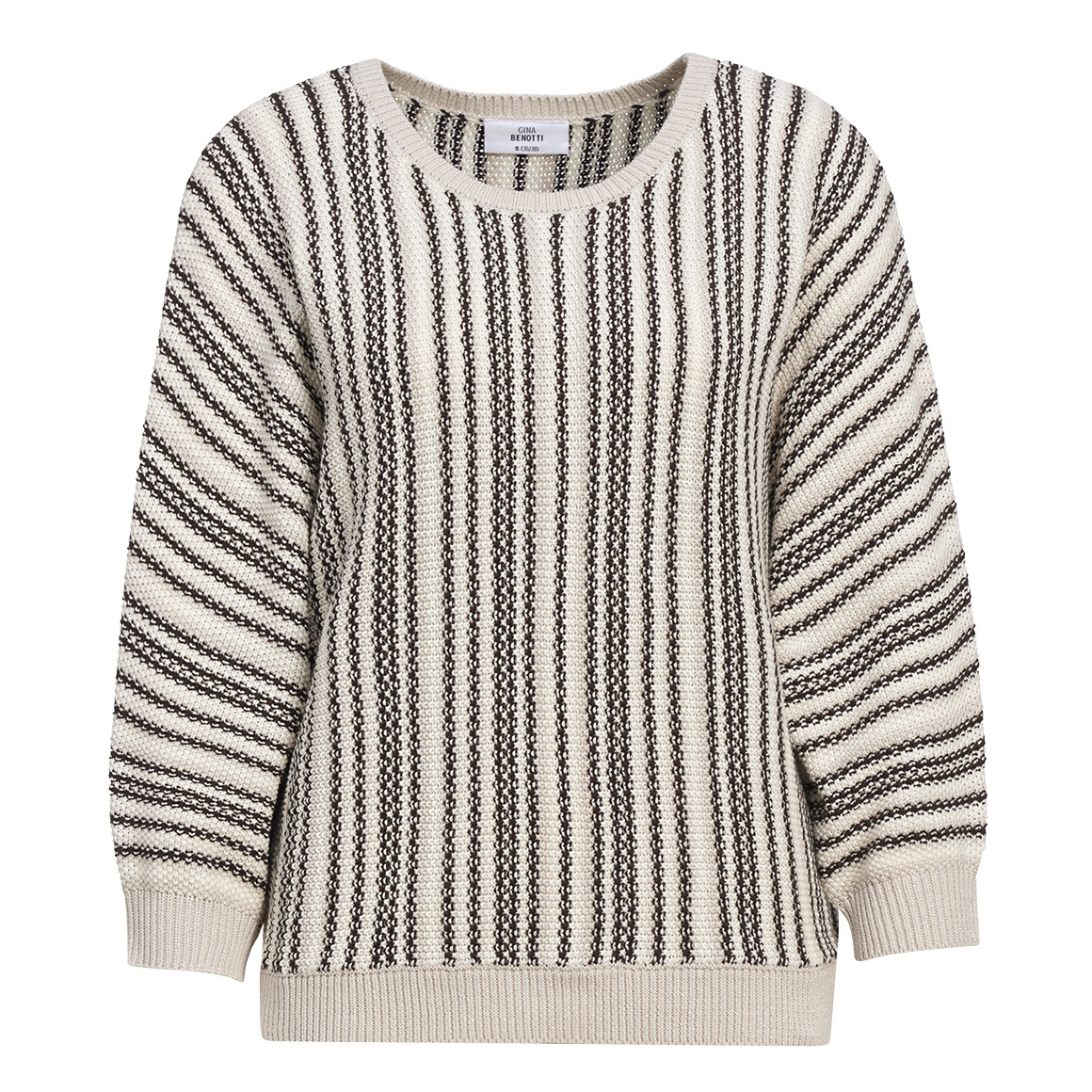 Damen Strickpullover mit Streifen Damen Strickpullover mit Streifen von Gina Benotti