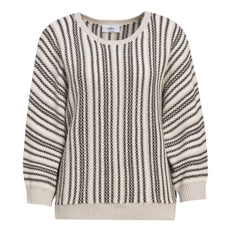 Damen Strickpullover mit Streifen Damen Strickpullover mit Streifen von Gina Benotti