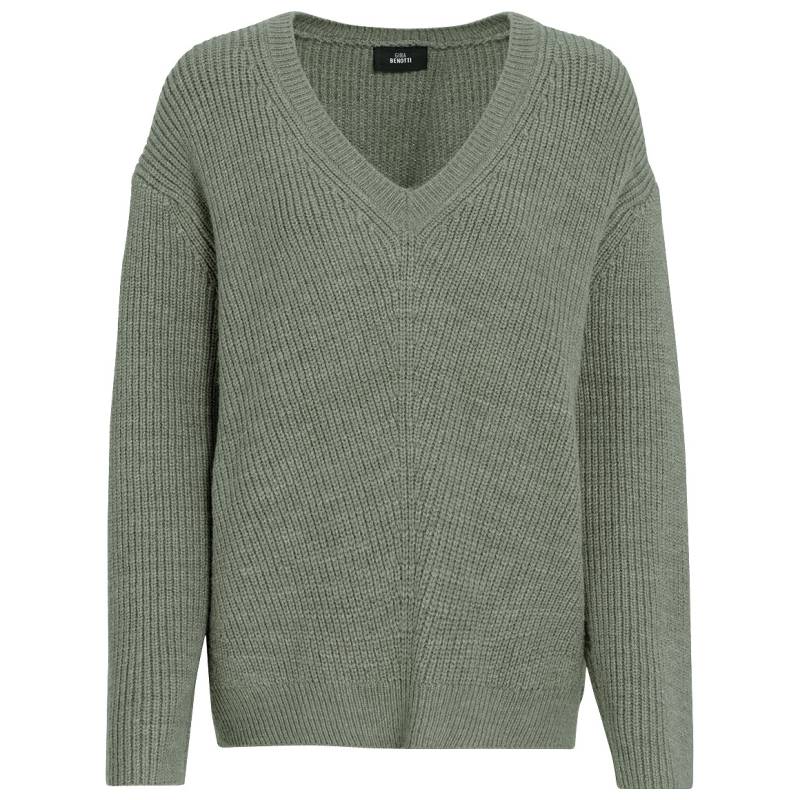 Damen Strickpullover mit V-Ausschnitt Damen Strickpullover mit V-Ausschnitt von Gina Benotti