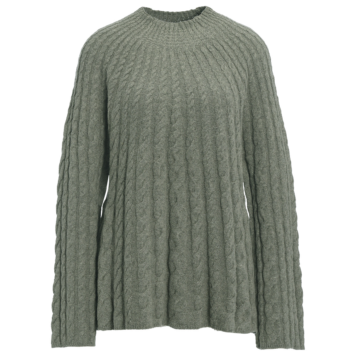 Damen Strickpullover mit Zopfmuster von Gina Benotti