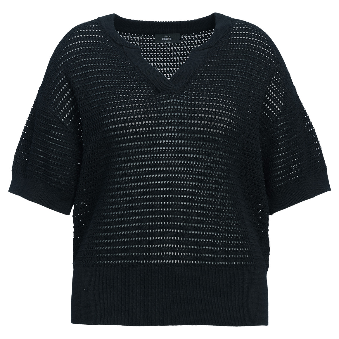 Damen Strickshirt mit Ajourmuster Damen Strickshirt mit Ajourmuster von Gina Benotti