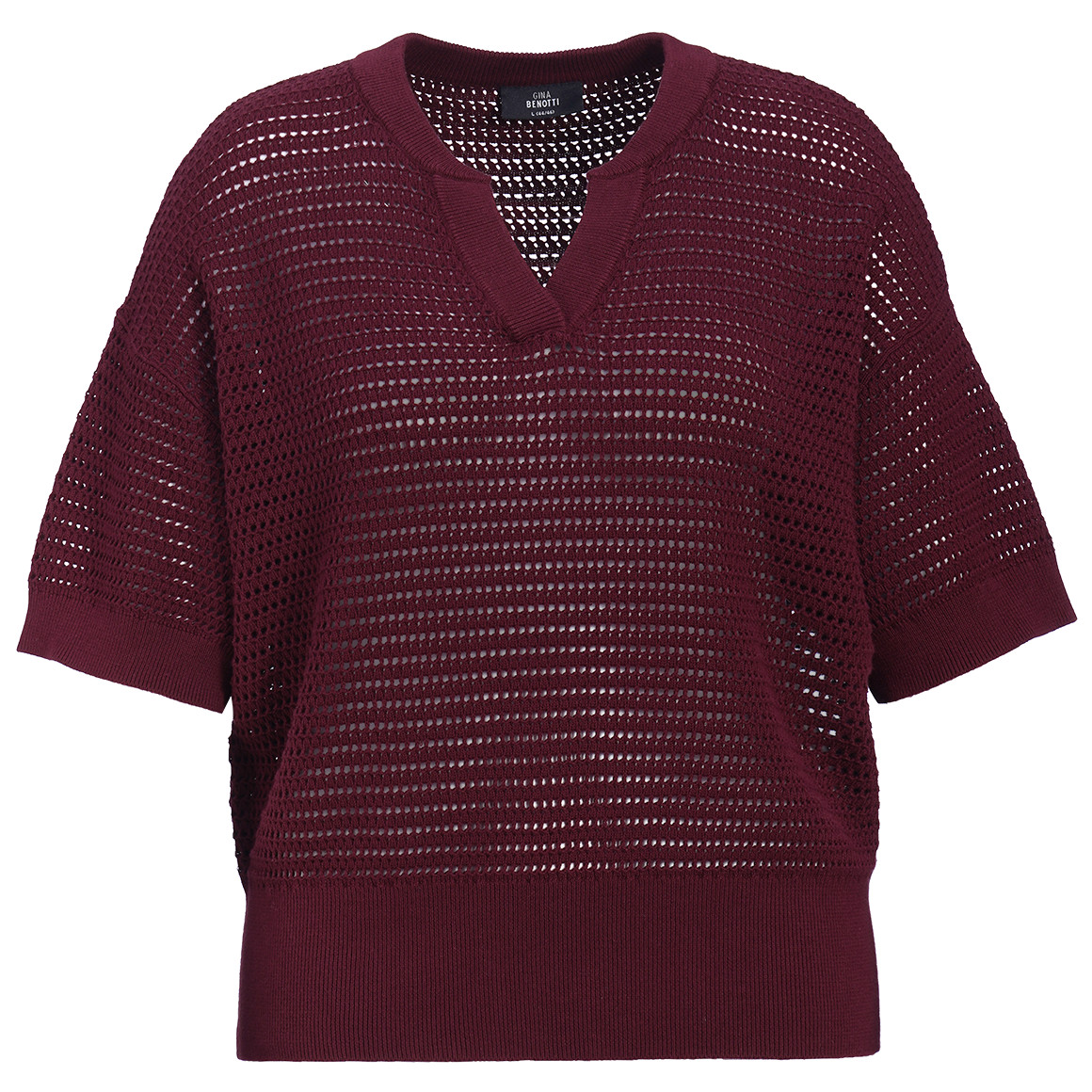 Damen Strickshirt mit Ajourmuster Damen Strickshirt mit Ajourmuster von Gina Benotti