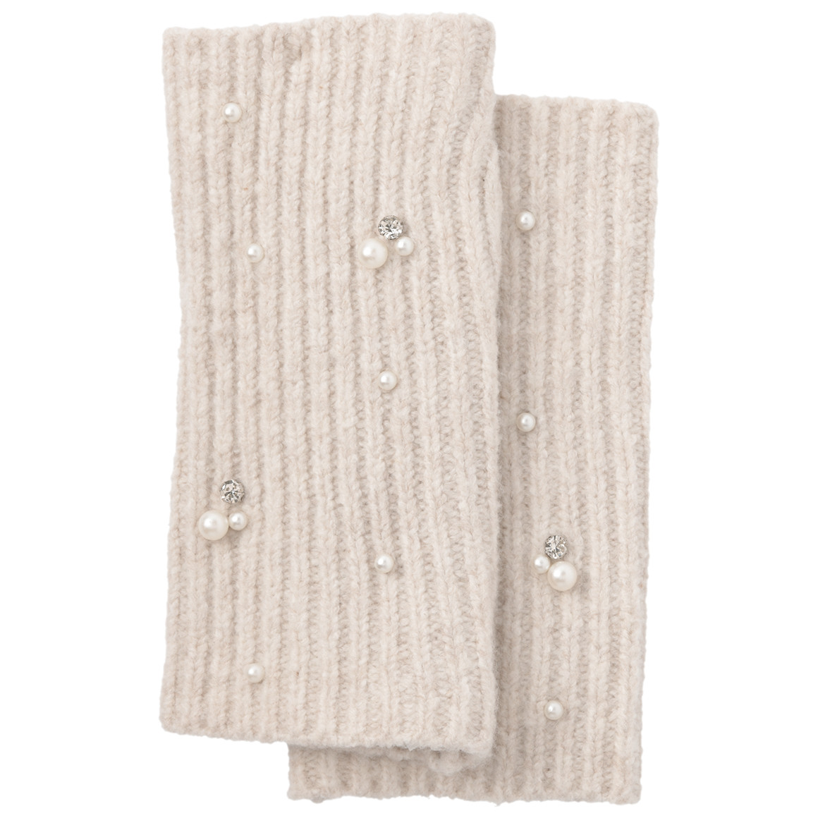 Damen Strickstulpen mit Perlen von Gina Benotti