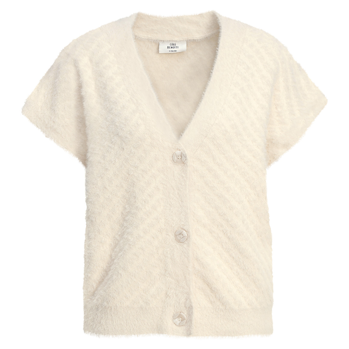 Damen Strickweste mit Knopfleiste Damen Strickweste mit Knopfleiste von Gina Benotti