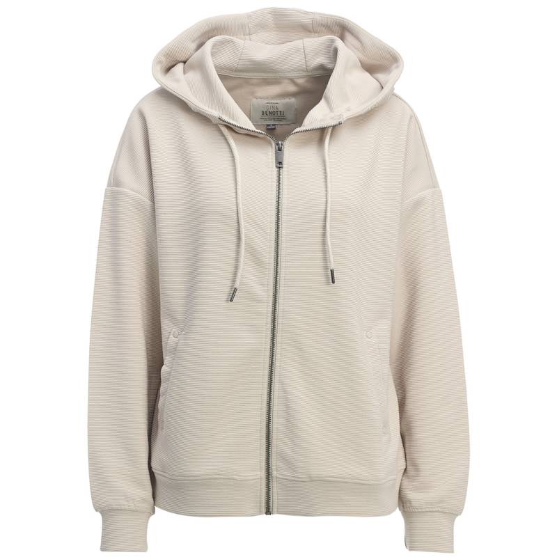 Damen Sweatjacke mit Rippstruktur von Gina Benotti