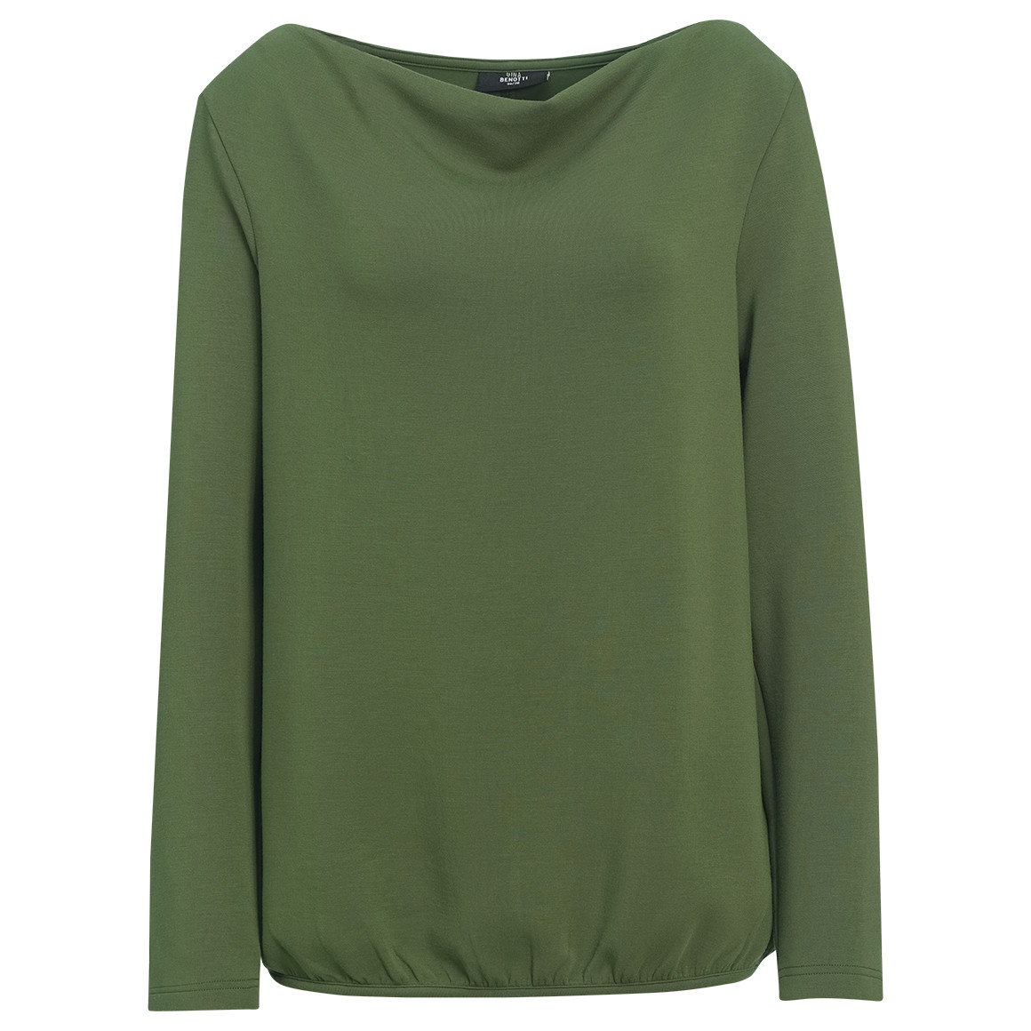Damen Sweatshirt mit Wasserfallkragen Damen Sweatshirt mit Wasserfallkragen von Gina Benotti