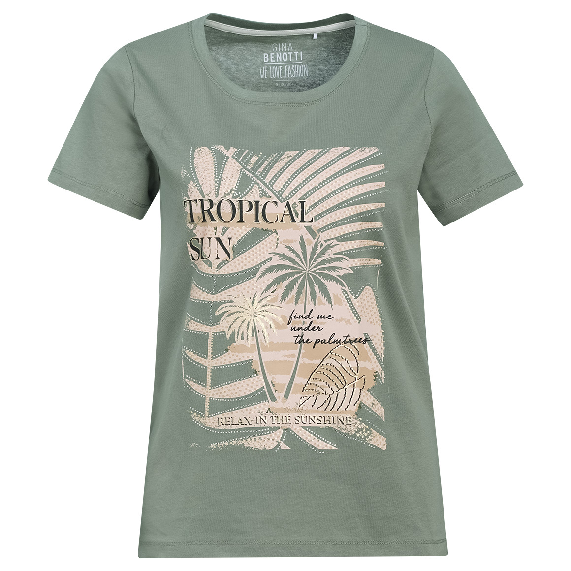 Damen T-Shirt aus Bio-Baumwolle Damen T-Shirt aus Bio-Baumwolle von Gina Benotti