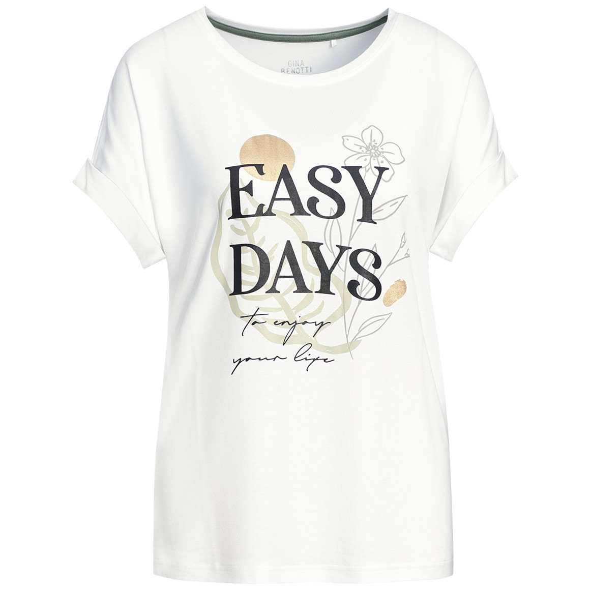 Damen T-Shirt aus Viskose-Mix von Gina Benotti