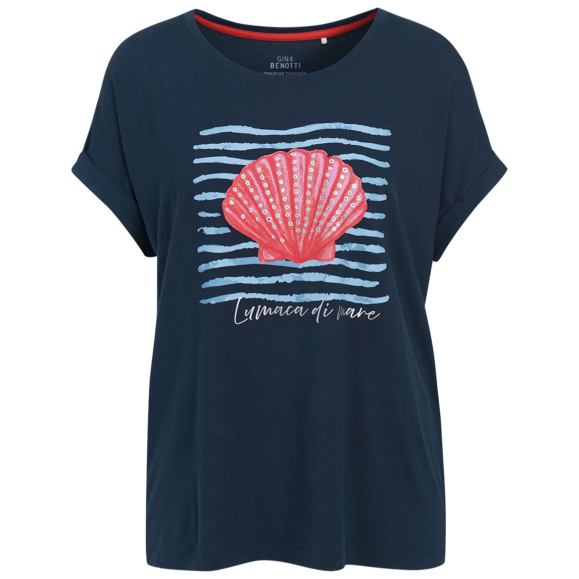 Damen T-Shirt aus Viskose-Mix Damen T-Shirt aus Viskose-Mix von Gina Benotti