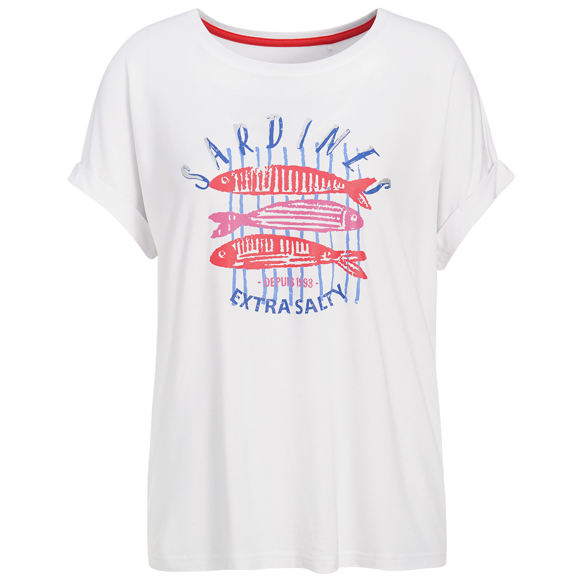 Damen T-Shirt aus Viskose-Mix Damen T-Shirt aus Viskose-Mix von Gina Benotti