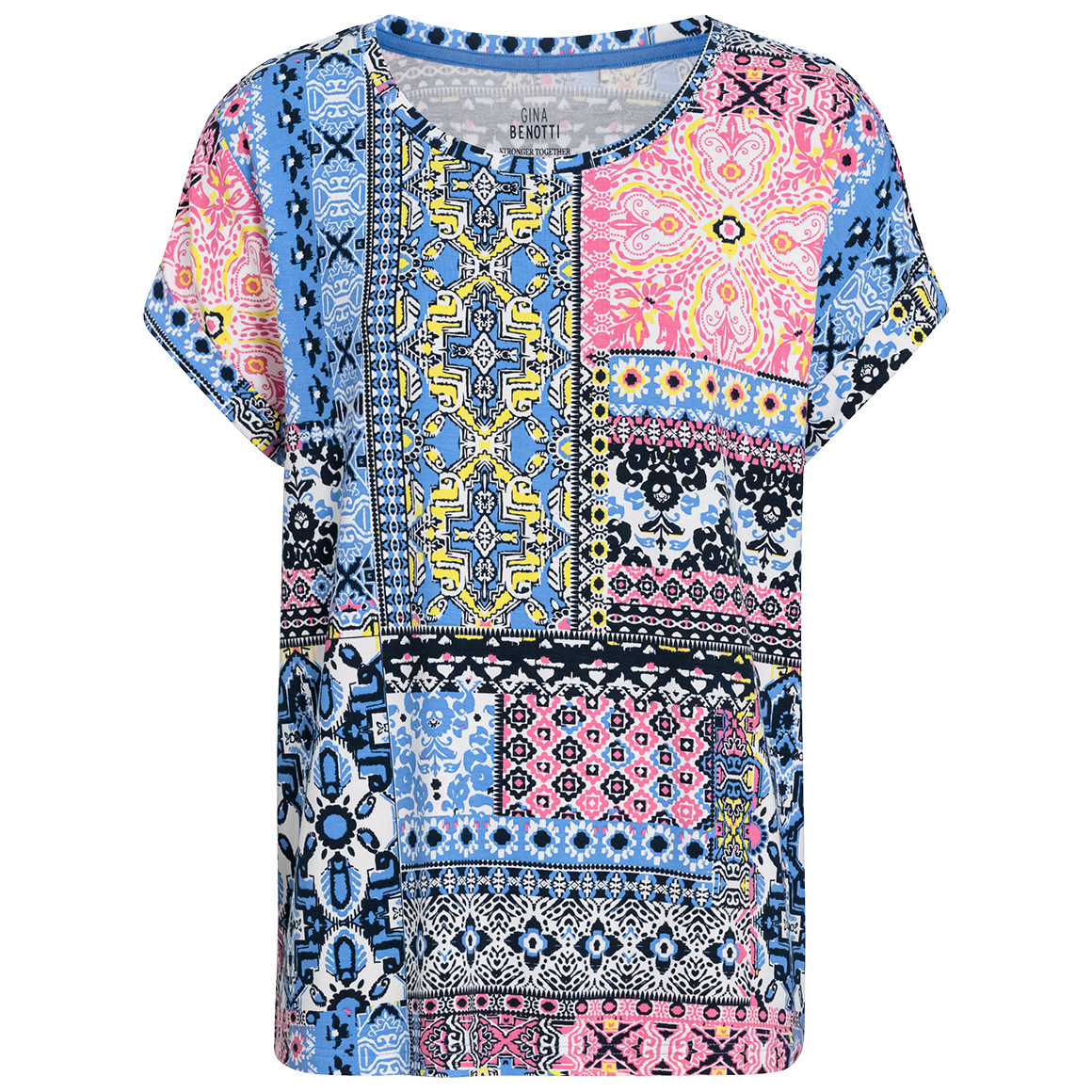 Damen T-Shirt aus einem Viskose-Mix Damen T-Shirt aus einem Viskose-Mix von Gina Benotti