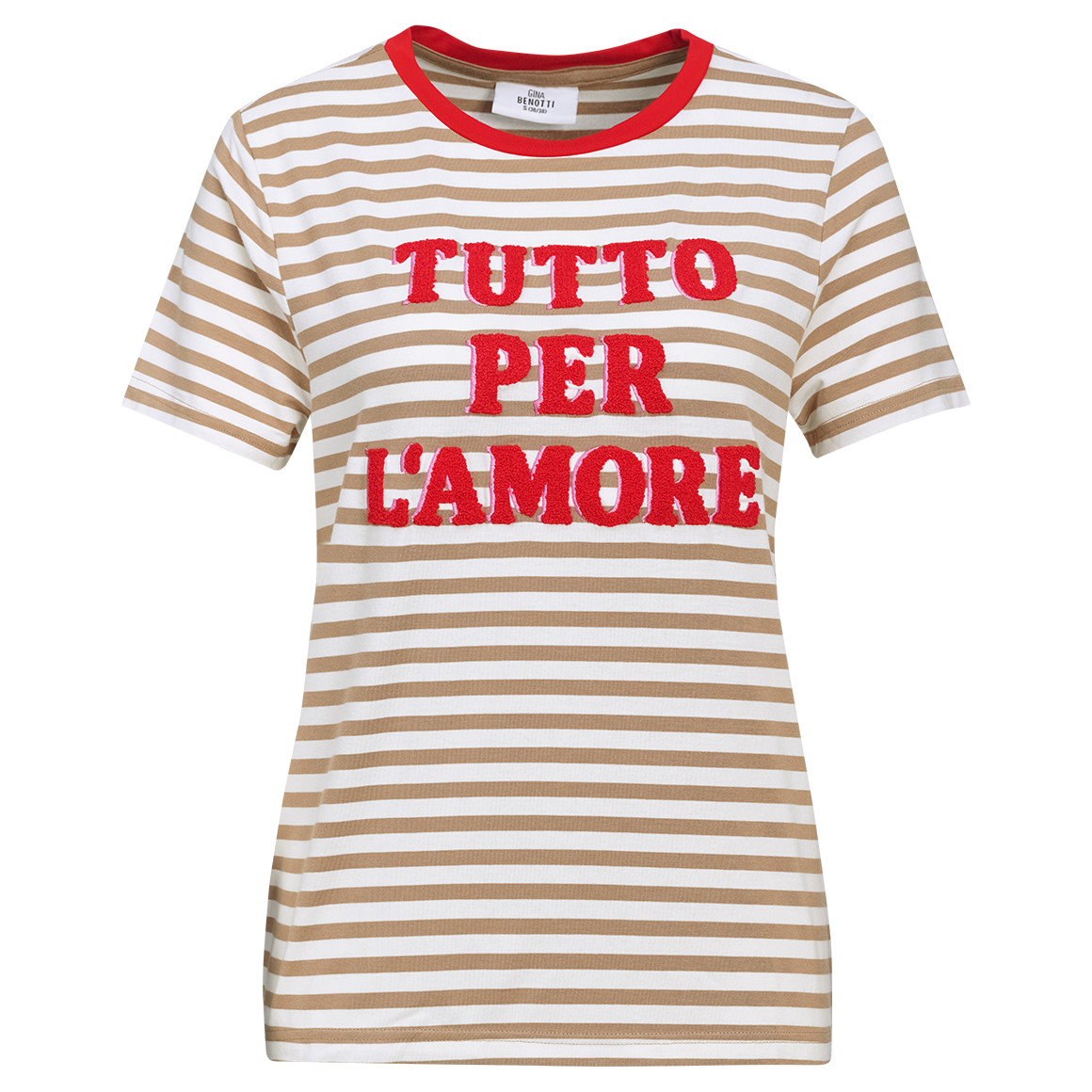 Damen T-Shirt mit Applikation Damen T-Shirt mit Applikation von Gina Benotti