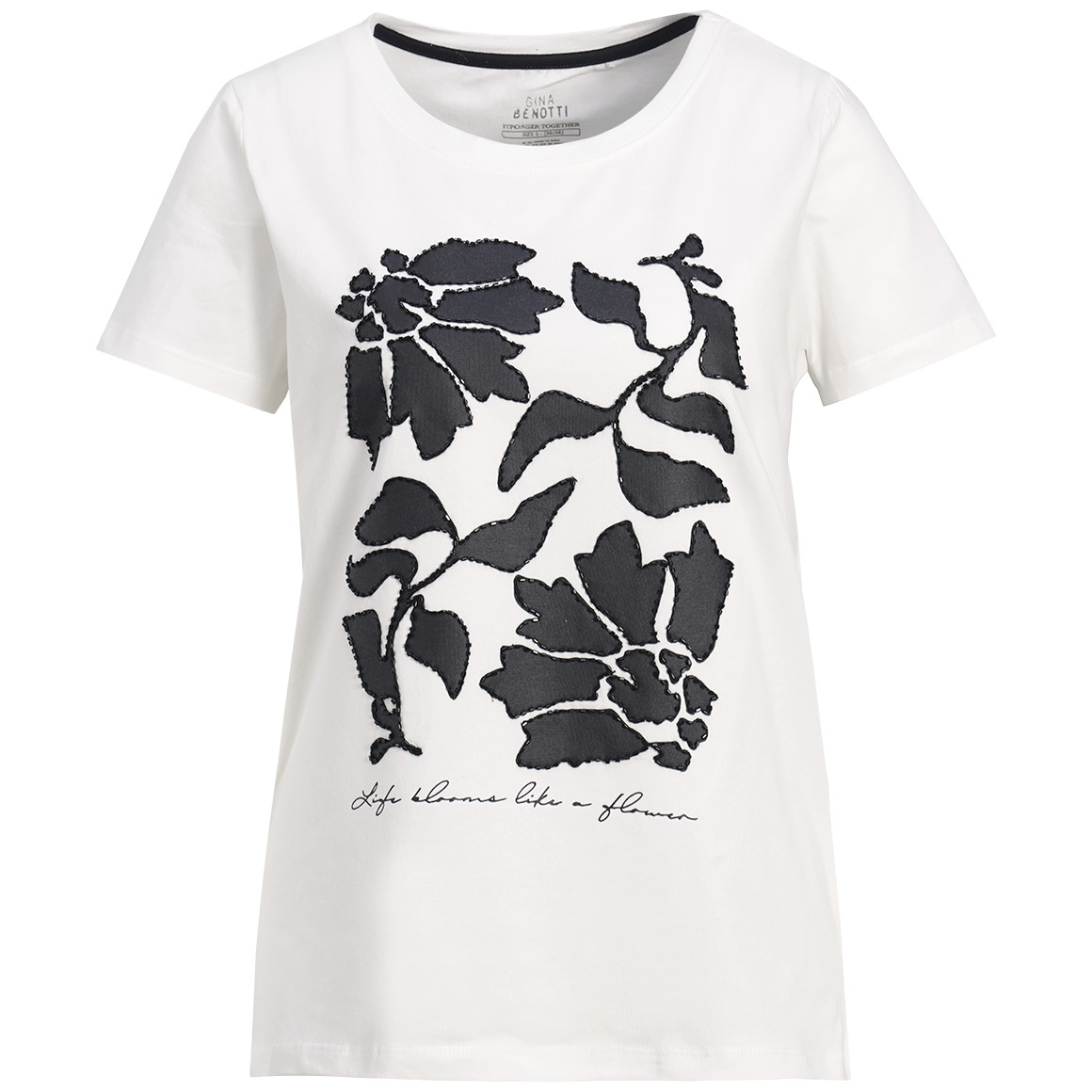 Damen T-Shirt mit Bio-Baumwolle von Gina Benotti