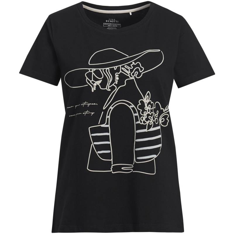 Damen T-Shirt mit Bio-Baumwolle von Gina Benotti