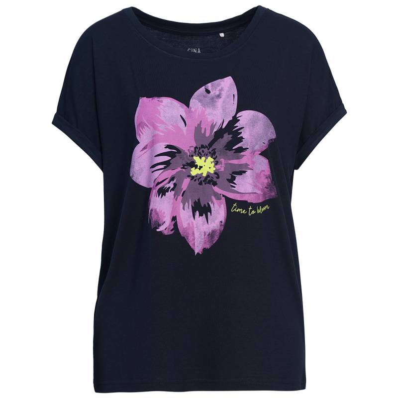 Damen T-Shirt mit Blumen-Print von Gina Benotti