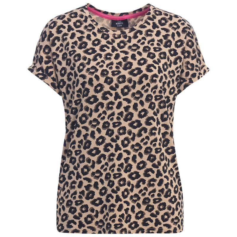 Damen T-Shirt mit Leo-Muster von Gina Benotti