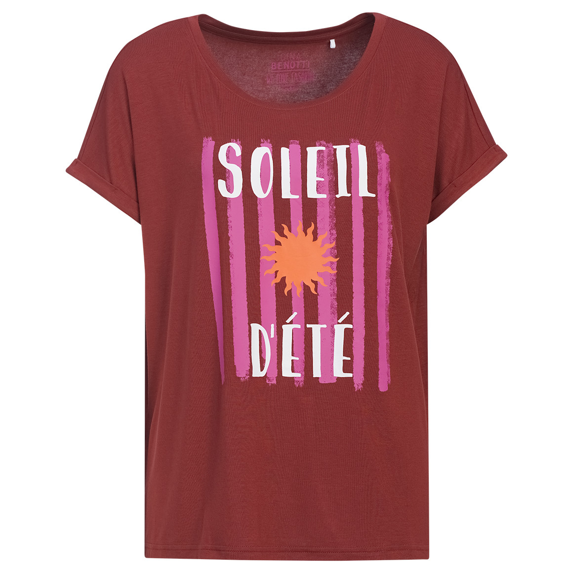 Damen T-Shirt mit Message-Print von Gina Benotti