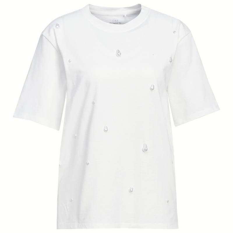 Damen T-Shirt mit Perlen-Applikationen Damen T-Shirt mit Perlen-Applikationen von Gina Benotti