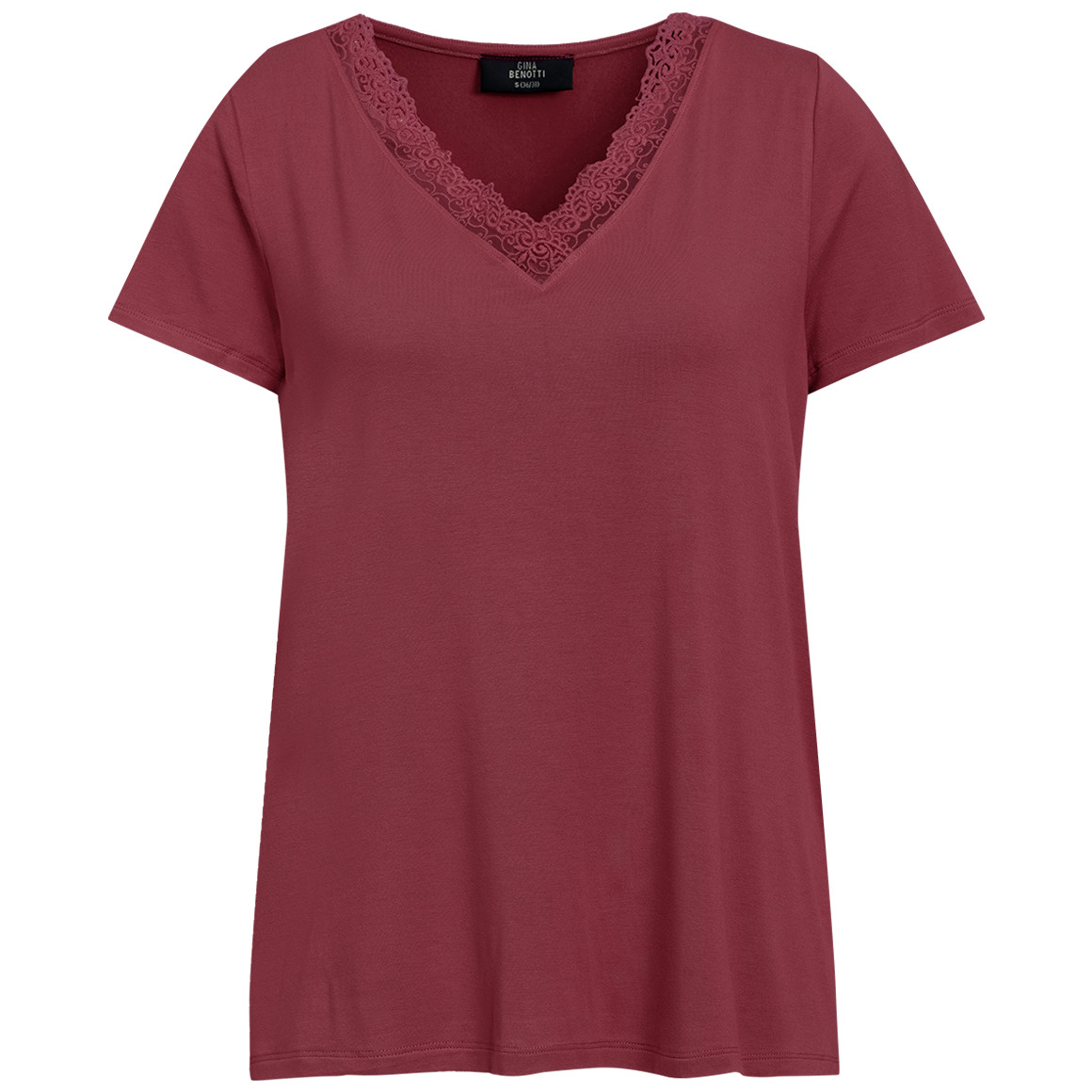Damen T-Shirt mit Spitze von Gina Benotti