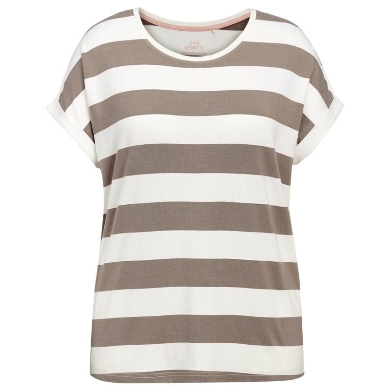 Damen T-Shirt mit fixierten Turn-ups von Gina Benotti