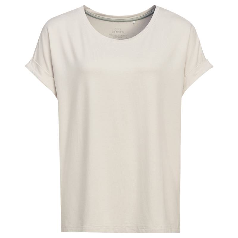 Damen T-Shirt mit fixierten Turn-ups Damen T-Shirt mit fixierten Turn-ups von Gina Benotti