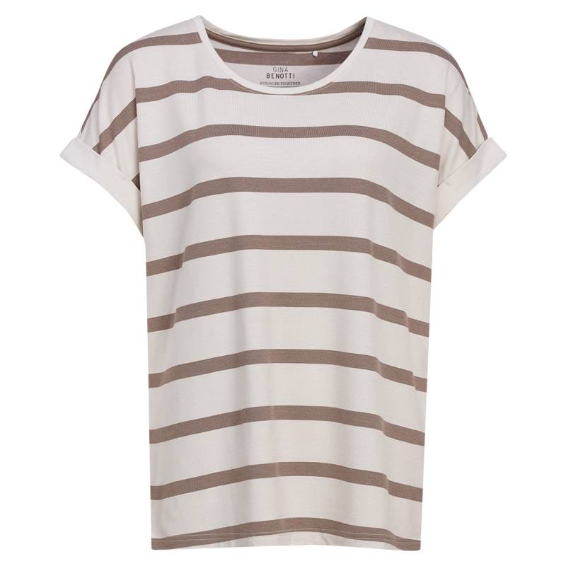 Damen T-Shirt mit fixierten Turn-ups Damen T-Shirt mit fixierten Turn-ups von Gina Benotti