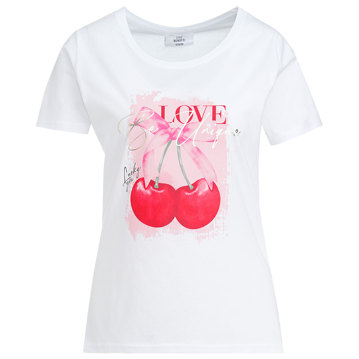 Damen T-Shirt mit großem Print Damen T-Shirt mit großem Print von Gina Benotti