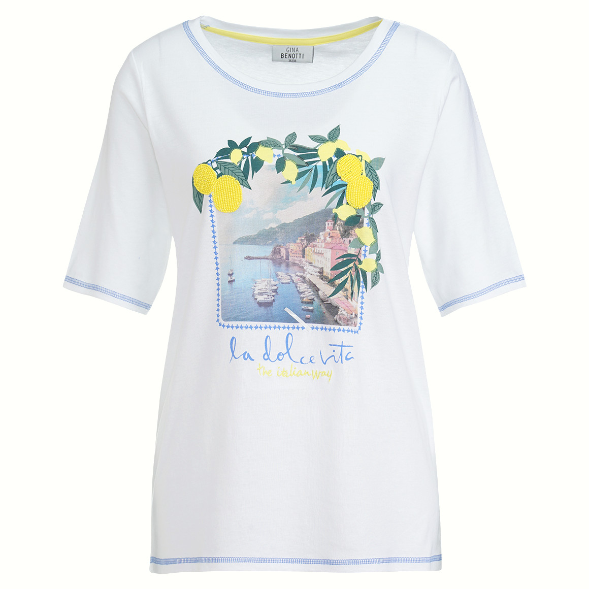 Damen T-Shirt mit großem Print von Gina Benotti