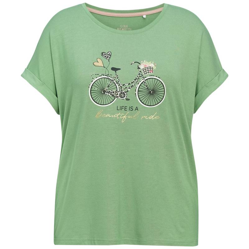 Damen T-Shirt mit überschnittenen Ärmeln von Gina Benotti