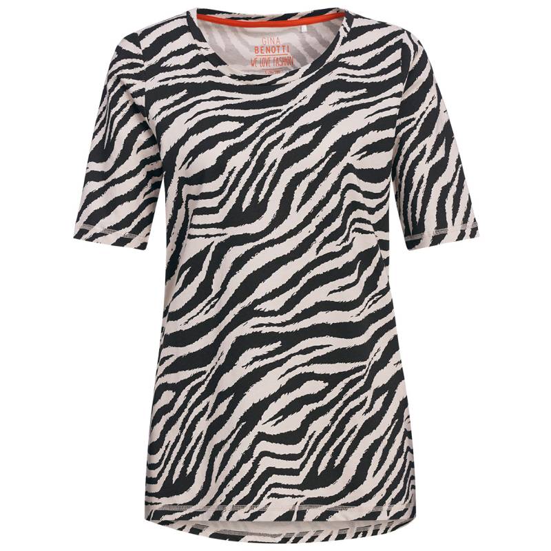 Damen T-shirt mit Allover-Print Damen T-shirt mit Allover-Print von Gina Benotti