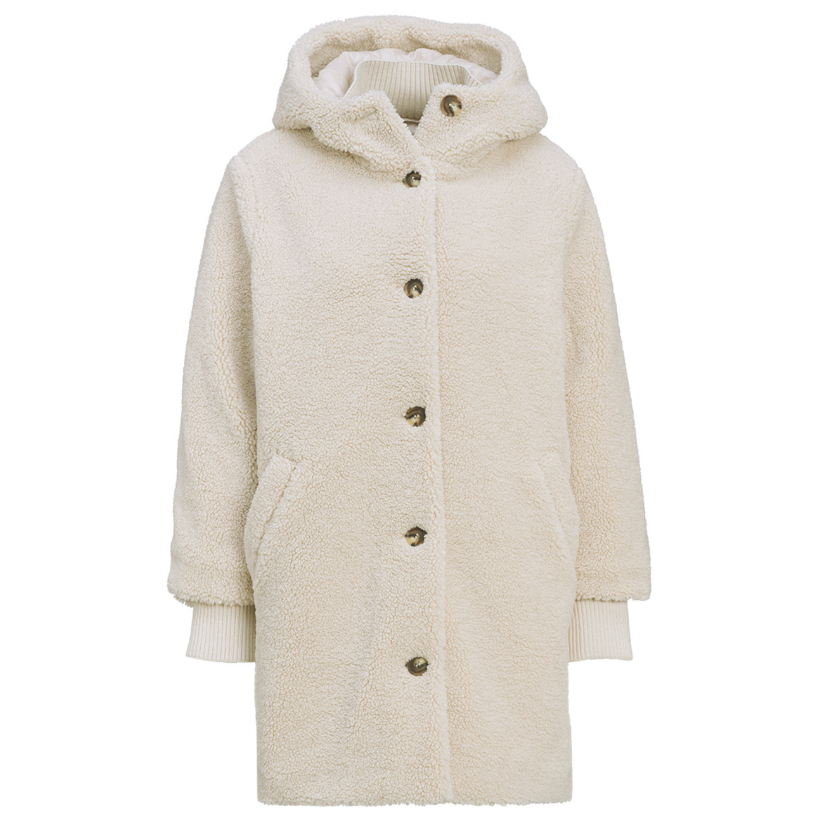 Damen Teddymantel mit Knopfleiste Damen Teddymantel mit Knopfleiste von Gina Benotti