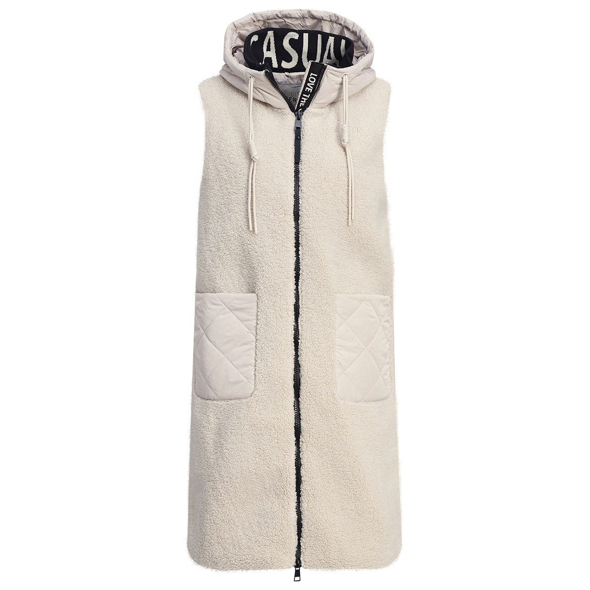 Damen Teddyweste mit Kapuze von Gina Benotti