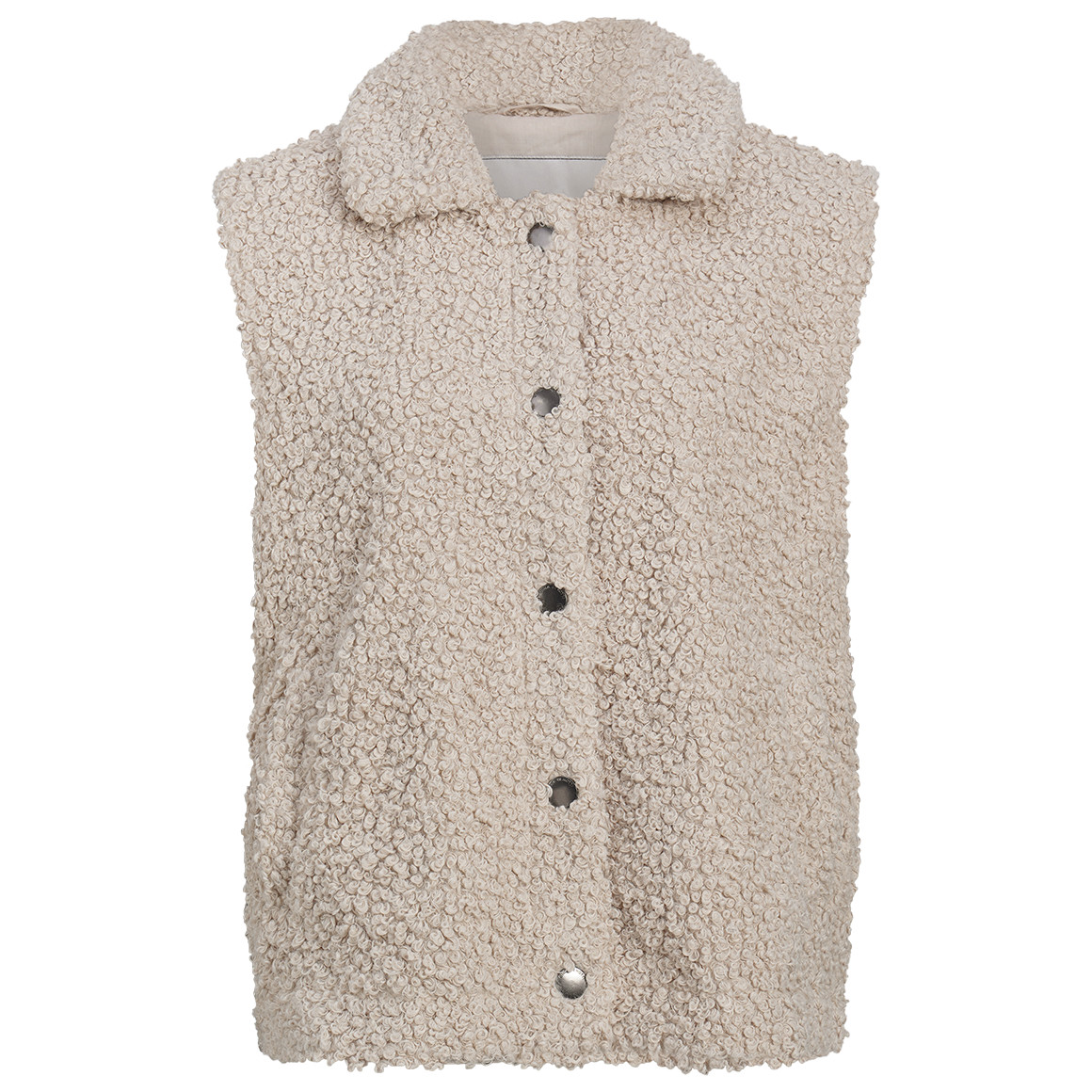 Damen Teddyweste mit Knopfleiste Damen Teddyweste mit Knopfleiste von Gina Benotti