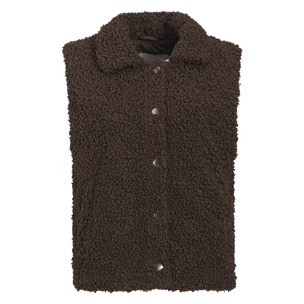 Damen Teddyweste mit Knopfleiste Damen Teddyweste mit Knopfleiste von Gina Benotti
