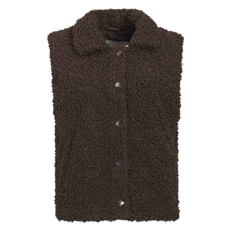 Damen Teddyweste mit Knopfleiste von Gina Benotti